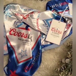 The Laundry Room Blue and White Scarf